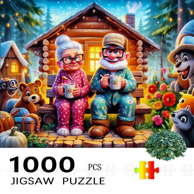 AZNM Puzzle, Wolfsthema, 1.000 Teile - Bild 1
