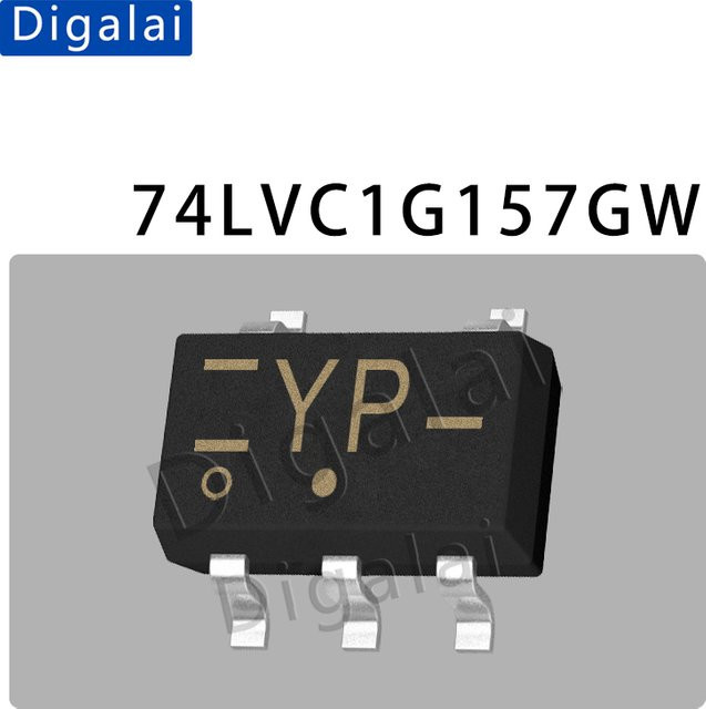 Logikgatter-IC 74LVC1G06GW in Schwarz - Bild 1