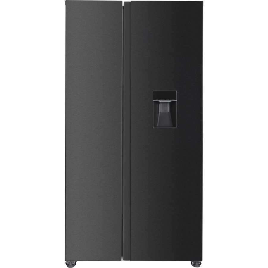 Respekta Halvar Side-by-Side Kühl-Gefrierkombination Black Steel mit No-Frost und freistehendem Design - Bild 2
