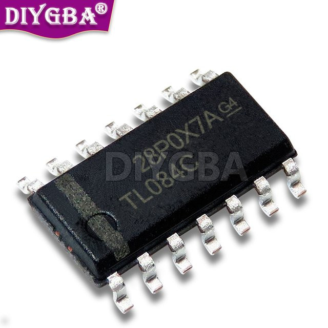 10 Stück DIYGBA Operationsverstärker IC Set in Schwarz, SOP-8 Gehäuse, kompatibel mit TL072CDR, TL072C, TL072, TL072CDT, TL061CDR, TL062CDR, TL064CDR, TL071CDR, TL081CDR, TL082CDR, TL084CDR, TL082C und TL062C - Bild 1