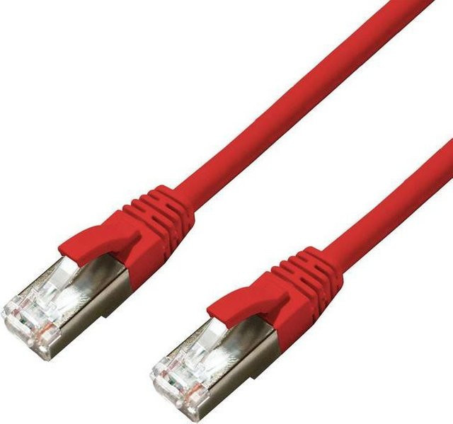MicroConnect Patch-Kabel CAT 6a S/FTP RJ-45 auf RJ-45 Rot, 20 m - Bild 1
