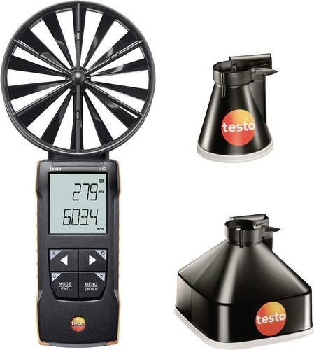 Testo 417-1 Anemometer Messbereich 0,3 bis 20 m/s in Schwarz - Bild 1