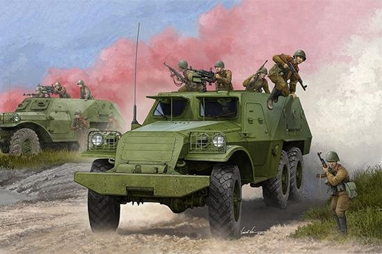 Trumpeter Soviet BTR-152B1 APC, Fahrzeuge, Grün - Bild 1