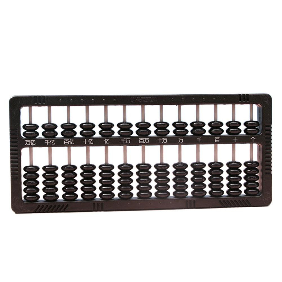 Yiran Furniture Abacus Chinesische 13 Ziffern Spalte Mathematik Spielzeug schwarz - Bild 2