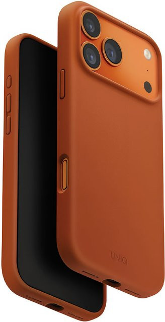 UNIQ Lino MagClick MagSafe Hülle für Apple iPhone 17 Pro in Dunkelorange - Bild 1