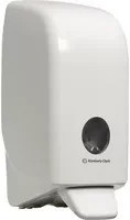 Kimberly-Clark Aquarius Seifenspender 6948, weiß, für Flüssig- & Schaumseife, 1 l, B 11,6 cm x T 11,4 cm x H 23,6 cm - Bild 1