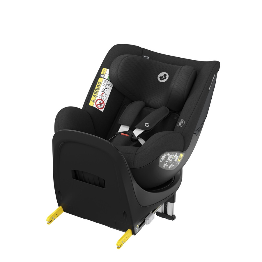 Maxi-Cosi Mica Eco i-Size Kindersitz in Authentic Black mit 360 Grad Drehsitz für Körpergröße 61-105 cm - Bild 1