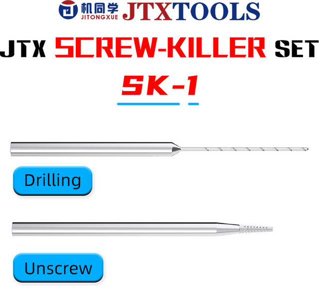 JTX SK-1 Legierungs-Piercing und Schiebebohrer zum Entfernen von Gewinden sowie zum Schleifen und Polieren - Bild 1
