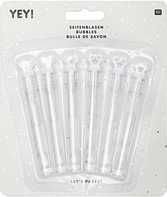Rico Design Seifenblasen Sternmotiv Transparent 6er Set - Bild 1