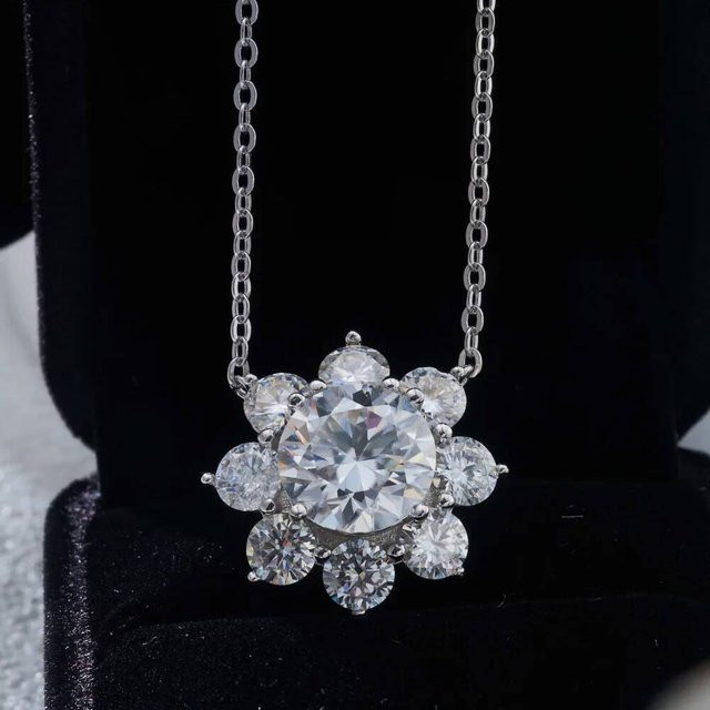 JoiasHome Halskette, 925 Silber, Diamant, Damen - Bild 1