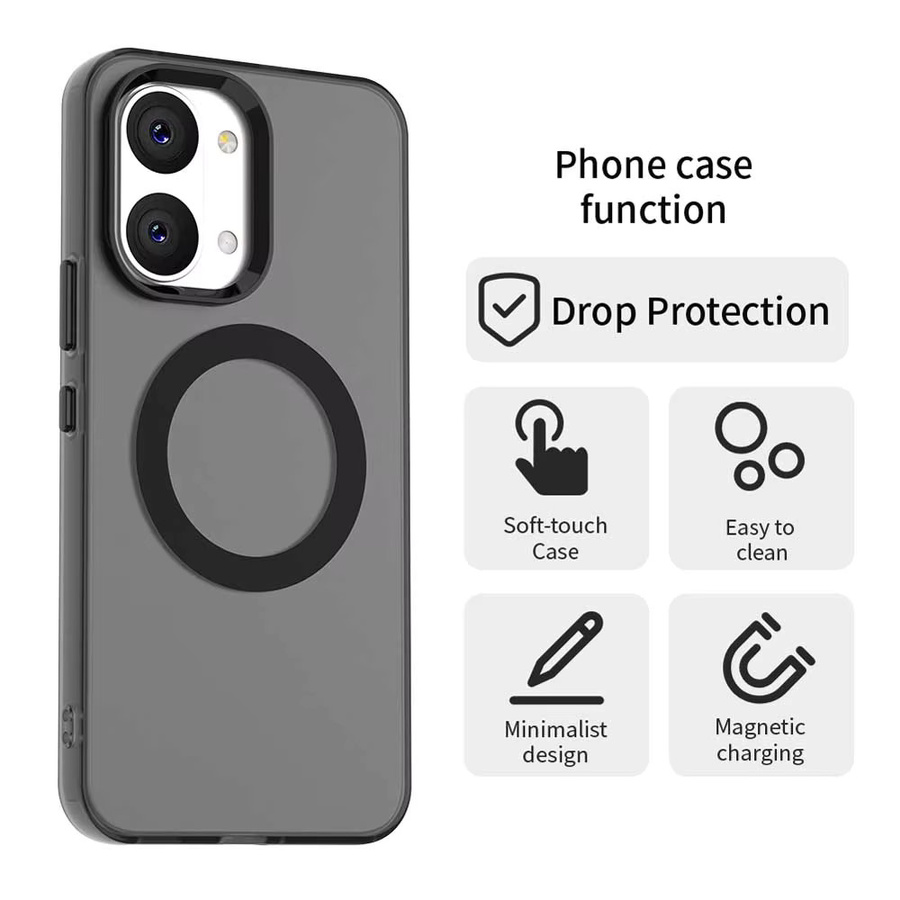Magnetische transparente Handyhülle für Xiaomi Poco X8 X7 X6 X5 F7 F6 M8 M7 M6 Pro White - Bild 4