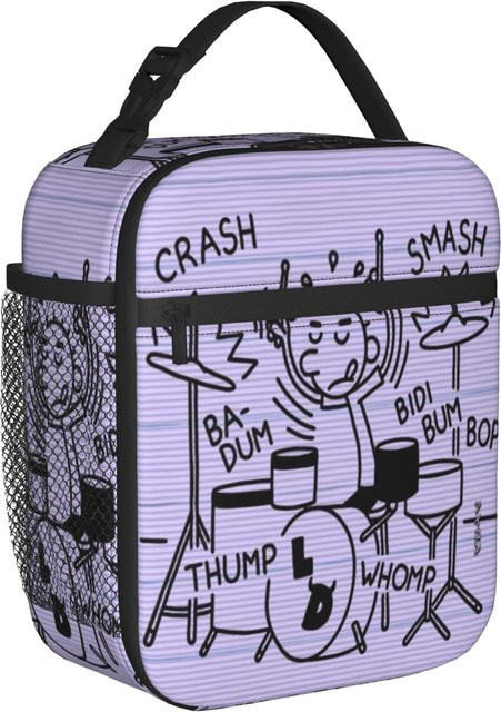 Thermisch isolierte Lunchtasche Diary Of A Wimpy Kid von Fancy Style Studio in Lila - Bild 1