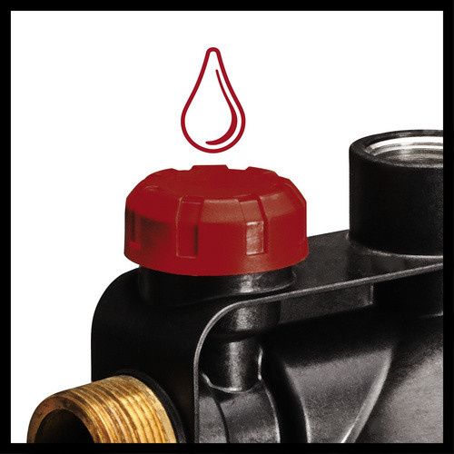 Einhell Hauswasserwerk GC-WW 1045 N Booster in Rot, Schwarz und Silber - Bild 5