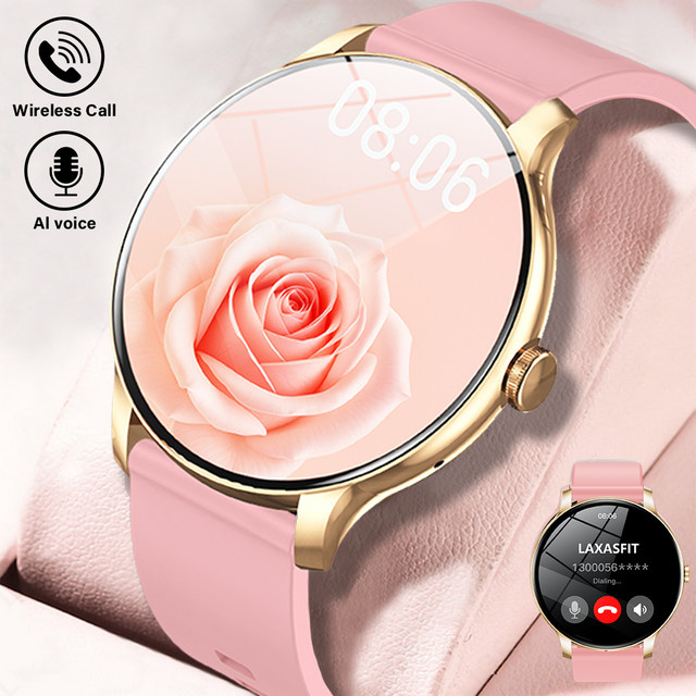 KESHUYOU Smartwatch, Silber, Silikon, Damen - Bild 1
