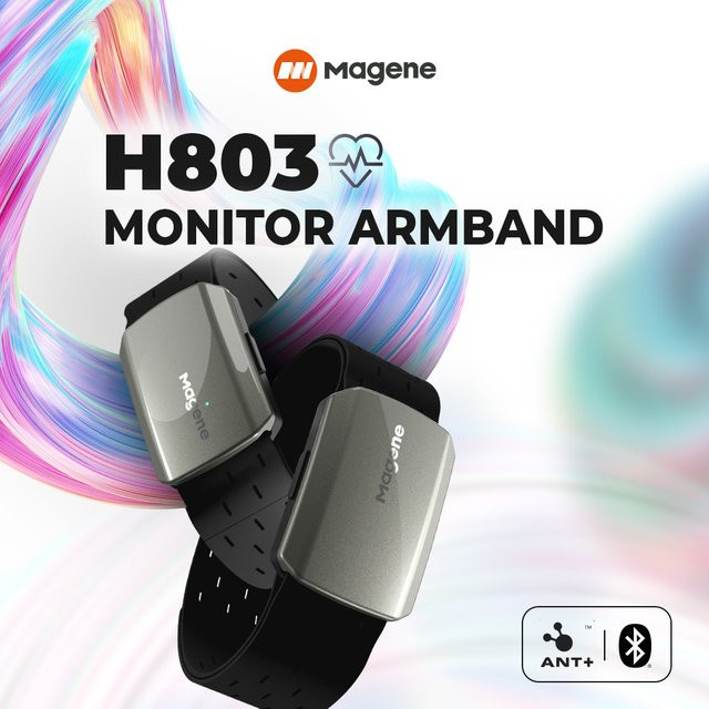 Magene H803 Herzfrequenz-Monitor mit Dual Mode Bluetooth und ANT+ in Schwarz - Bild 1