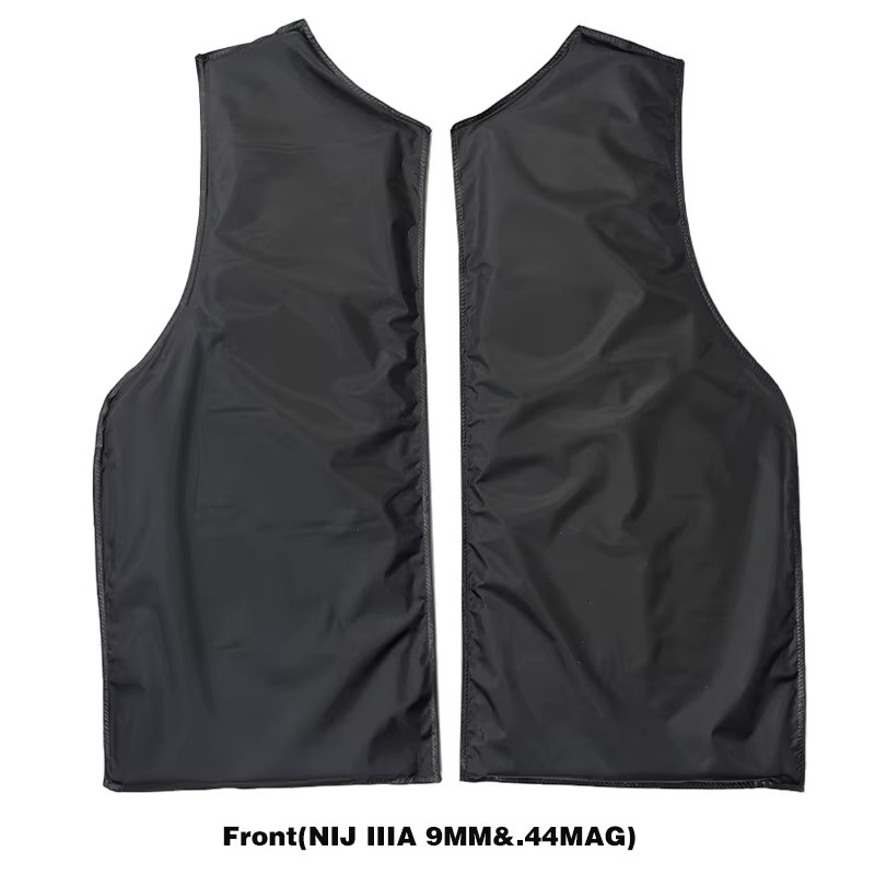 Dingtop Safety NIJ IIIA Soft Armor Weste in Schwarz mit Fleece-Futter für taktische Selbstverteidigung - Bild 2
