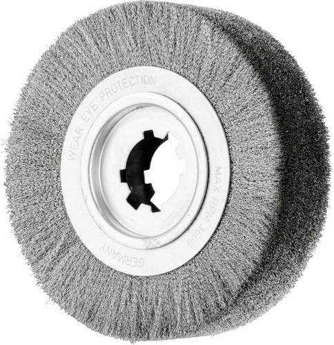 PFERD Entgratbürste RBU ungezopft aus Edelstahl mit 0,20 mm Drahtstärke, Durchmesser: 250 mm, Bohrung: 50,8 mm - Bild 1