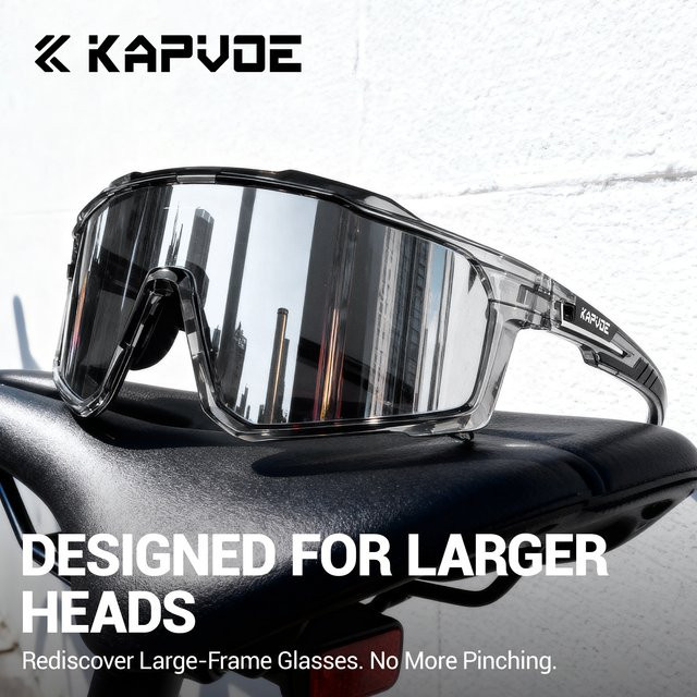 KAPVOE Sportsonnenbrille, Vollrand, Kunststoff, Herren - Bild 1