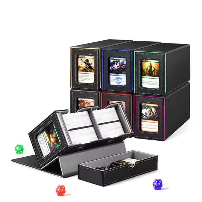 RyshePro 3-in-1-Kartenetui, Karten-Aufbewahrungsbox, PU-Leder - Bild 5