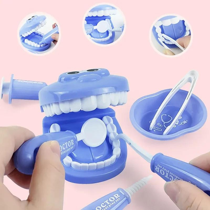 Yiran toy Montessori Lernspielzeug Zähneputzen Berufe blau 3-6 Jahre - Bild 2