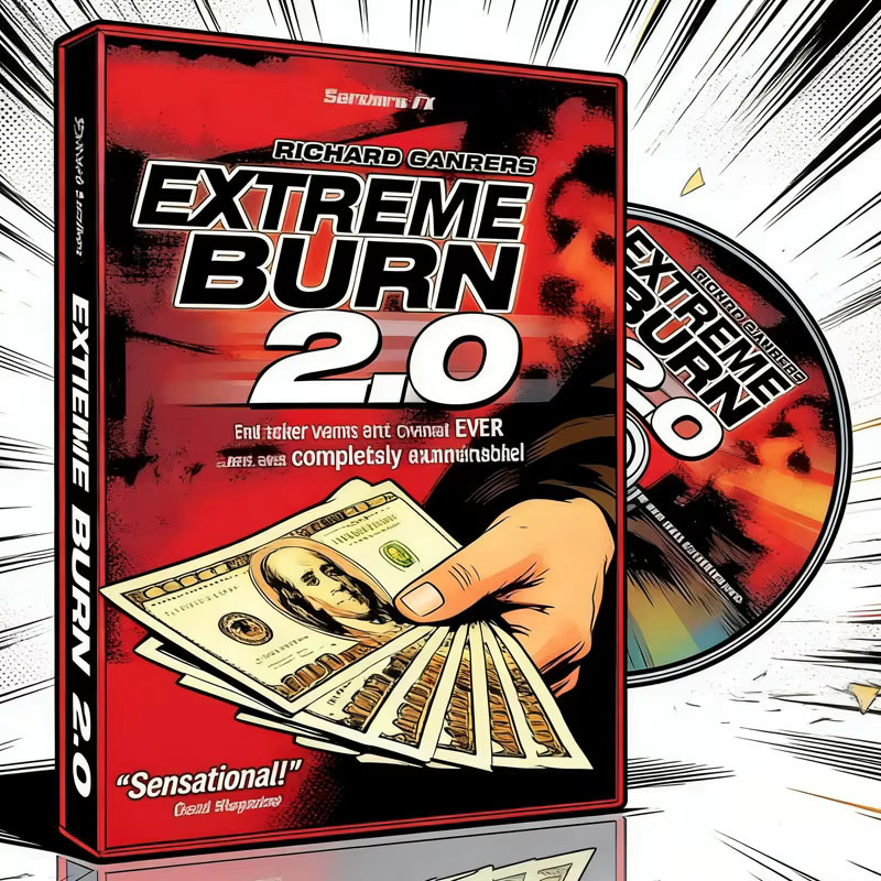 Enjoyer Extreme Burn 2.0 Zaubertricks mit Karten, Magie Requisiten, Comedy-Zubehör, Illusionen - Bild 1