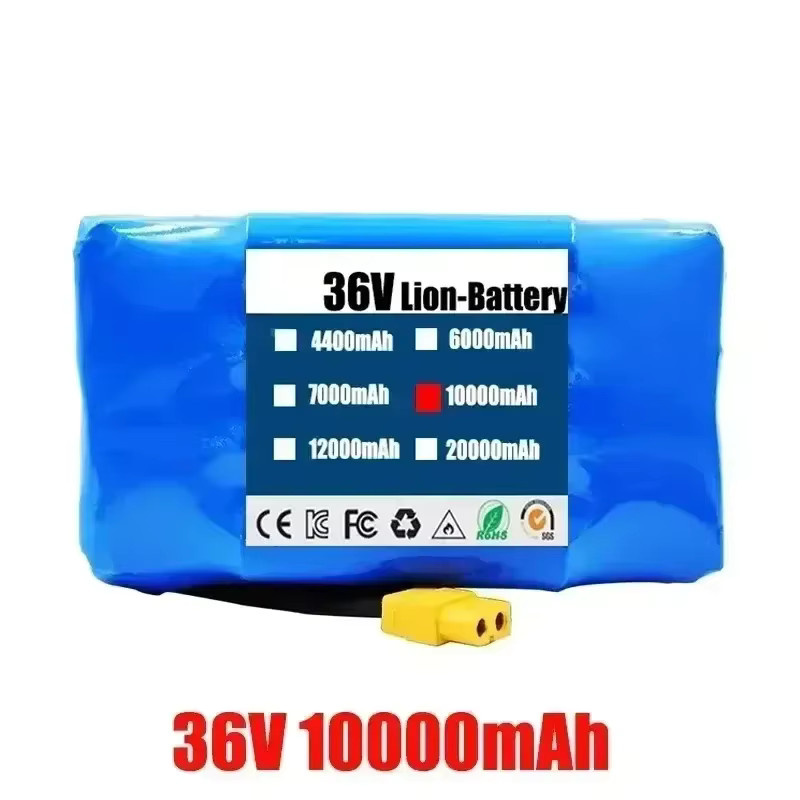 Wiederaufladbarer Lithium-Ionen Akku 36V 12000mAh in Blau für elektrische Hoverboards und Einräder - Bild 5