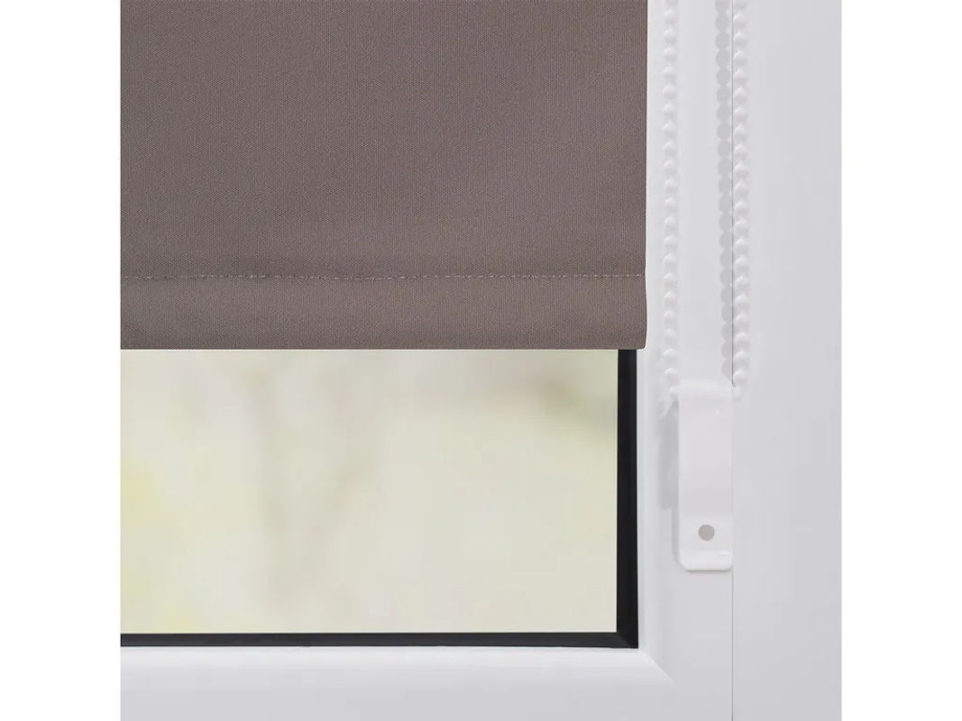 Lichtblick Thermo-Rollo Klemmfix Verdunkelung, UV-beständig, Taupe/Grau, Breite: 100 cm, Höhe: 150 cm - Bild 3