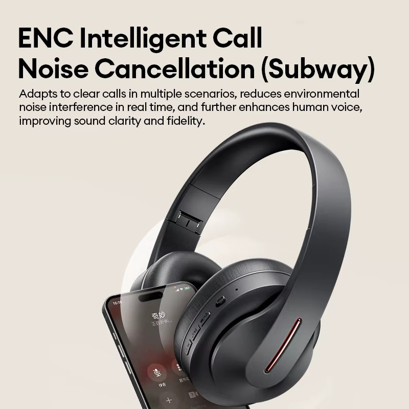 Lenovo LES-107 Kabelloses Bluetooth 6.0 Gaming-Headset mit Dolby-Surround-Sound in Beige - Bild 5