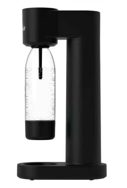 Dafi PushAir Wassersätzer in Schwarz und Weiß mit 1x 0,7 l Flasche und CO2-Patronenset - Bild 2