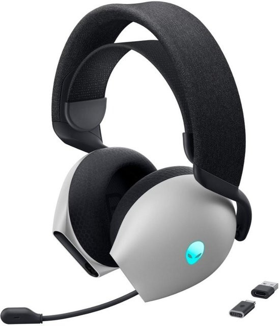 Alienware Kabelloses Gaming-Headset AW725H mit drei Anschlussmodi in Silber - Bild 1