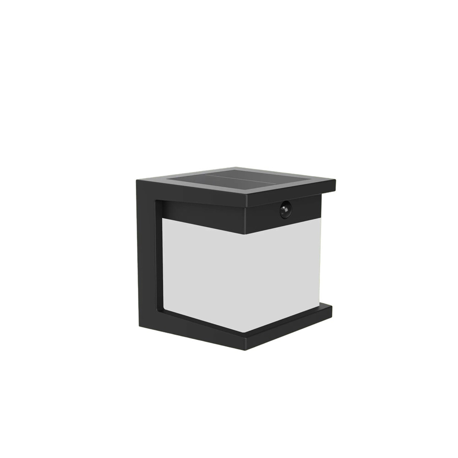 Philips Solar-Outdoor-Wandleuchte Diara in Schwarz mit Bewegungsmelder und Dämmerungssensor, Warmweiß 2.700 K, IP44, B/T/H: 12 x 12 x 12 cm - Bild 2