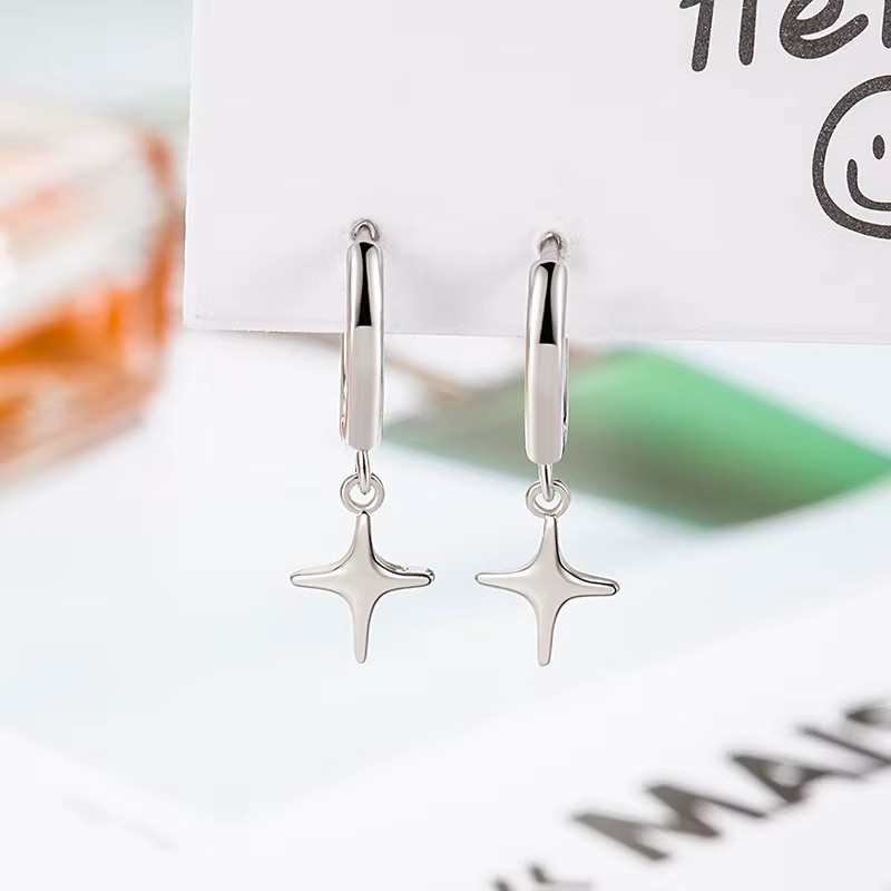 REETI Sternenring-Ohrringe, 925 Silber, Damen - Bild 2
