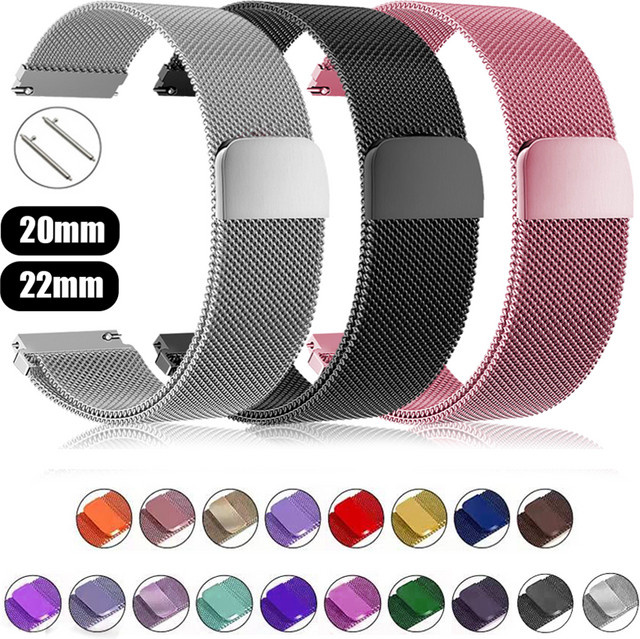 Hiyii Uhrenarmband Milanaise, Edelstahl, Silber, Unisex - Bild 1