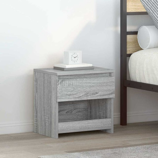 vidaXL Nachttisch in Grau Sonoma-Eiche, B/T/H: 40 x 30 x 39 cm - Bild 2