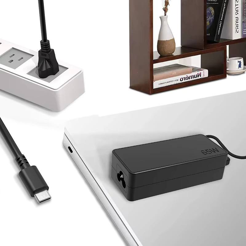 PHONEPACE Notebook-Netzteil 65W mit USB-C-Schnittstelle, 20V 3.25A Laptop-Ladegerät in Schwarz, kompatibel mit ASUS, Lenovo und HP Laptops - Bild 3