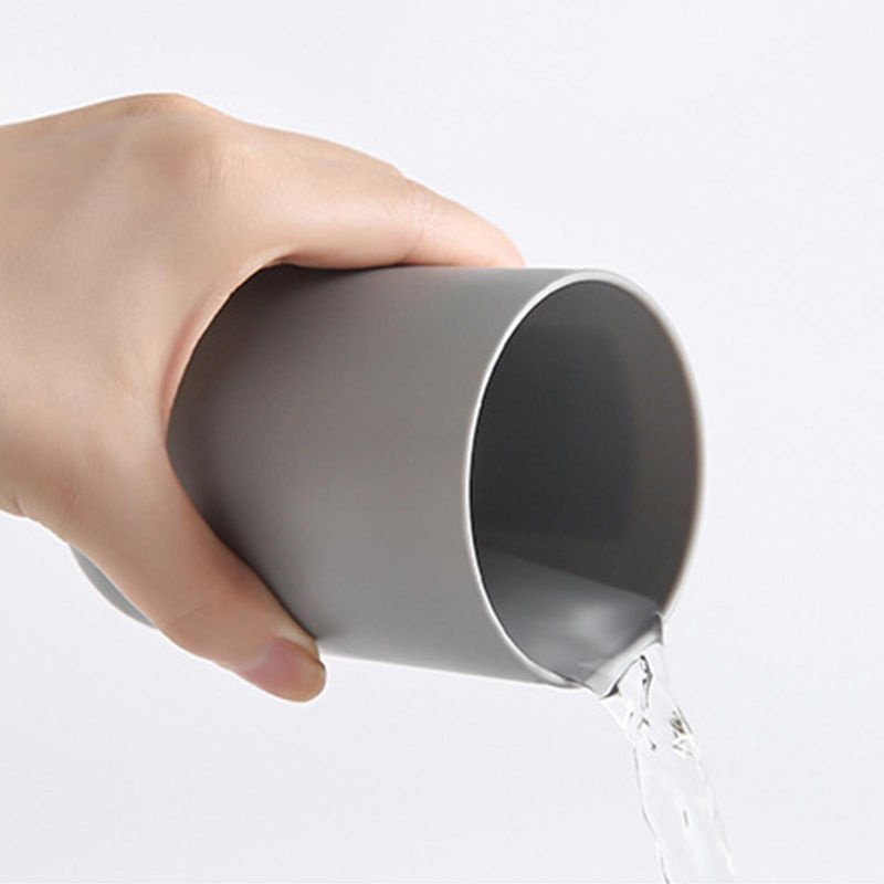 TOMTOP JMS Zahnbürstenbecher für das Badezimmer in Kaffeebraun, 300 ml - Bild 7