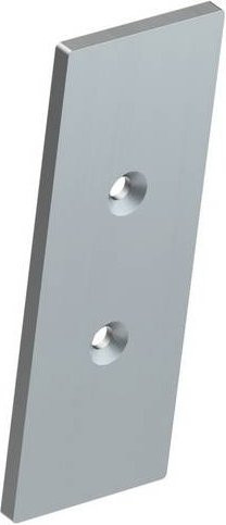 Barthelme Endkappen-Set aus Aluminium in Silber - Bild 1