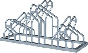 Schake Fahrradständer mit doppelseitiger Radeinstellung für 2x3 Fahrräder - Bild 1