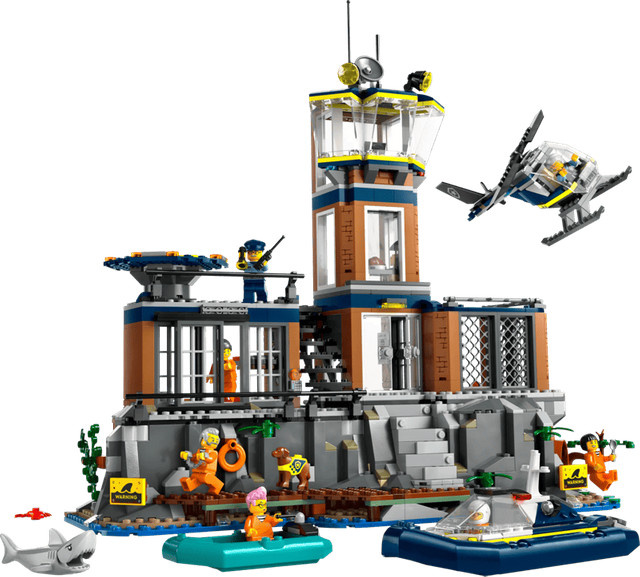 LEGO City Polizeistation auf der Gefängnisinsel, ab 7 Jahren - Bild 1