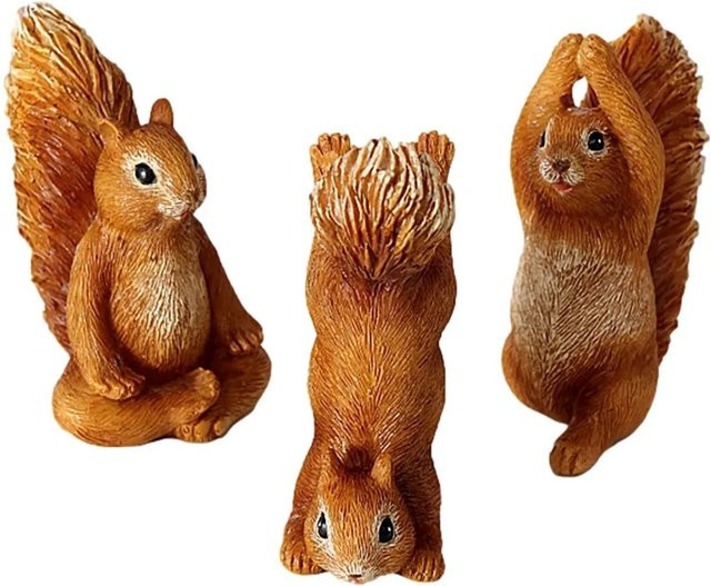 Boltze Deko-Figur Albert 3-fach Sortiert Braun aus Kunststoff für die Tischdekoration - Bild 1