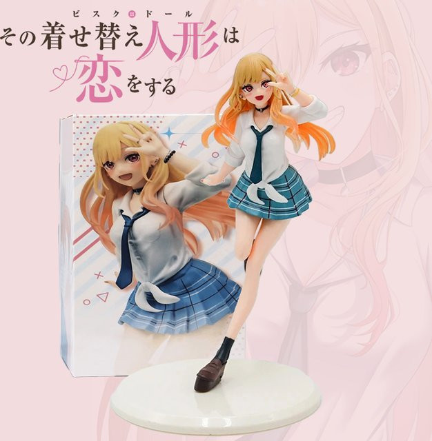 Bandai Anime Figur My Dress Up Darling Kitagawa Marin Uniform aus PVC, Multicolor, Höhe: 18 cm - Bild 1
