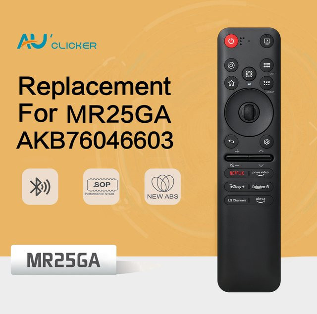 LG Smart TV Magic Remote Fernbedienung mit Sprachzeigerfunktion AKB76046603 in Schwarz für die GA/GC-Serie - Bild 1