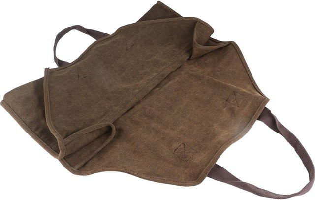 Kaminholztrage Tasche aus Canvas, kratzfest, ideal für Outdoor und Camping - Bild 1