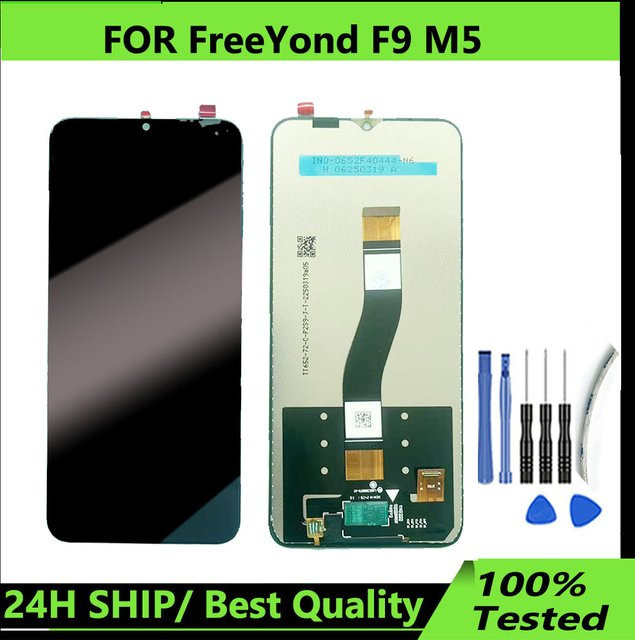 FreeYond F9 M5 LCD Display Bildschirm mit 6,52 Zoll Touchscreen Digitizer Ersatz in Schwarz - Bild 1