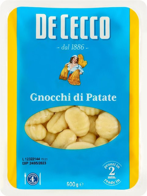 De Cecco Gnocchi di Patate Kartoffelpasta 500 g - Bild 1