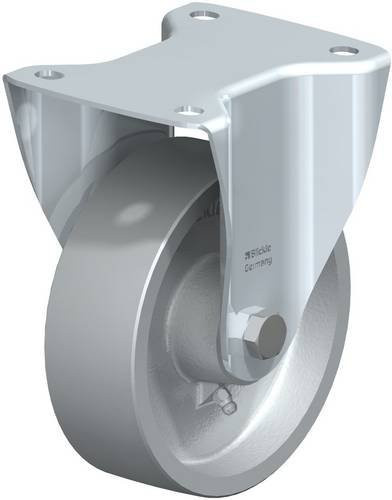 Blickle Bockrolle 7757 B-G 150G in Silber mit 150 mm Rad-Durchmesser und 400 kg Tragfähigkeit - Bild 1