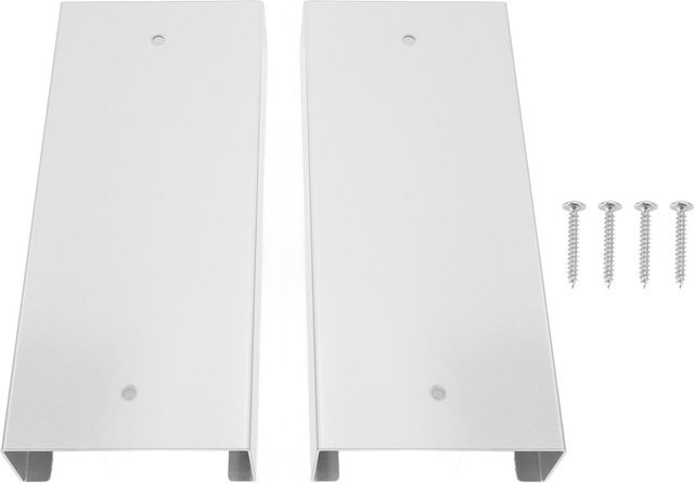 TOMTOP JMS 2er-Set Einmachglas Organizer aus Aluminiumlegierung für den Küchenunterschrank, Weiß - Bild 1