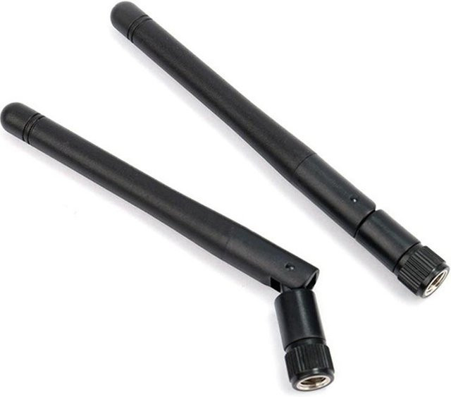 5er-Set feiyanautoparts RP-SMA Dual-Band WiFi Antennen für 2,4 GHz und 5 GHz Wireless Router und Desktop-Karten, Schwarz - Bild 1