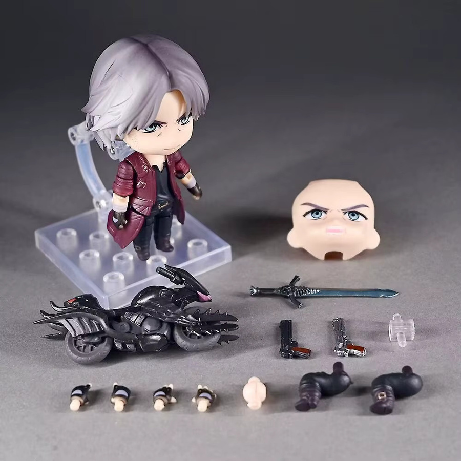 Bandai Devil Series Dante Nendoroid 1233 Q Version Face Swap PVC-Figur, mit beweglichen Gelenken - Bild 4