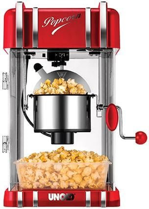 Unold Popcornmaker Retro 48535 in Silber und Rot - Bild 2